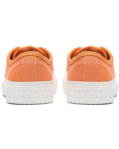 Bianco Sneaker flacher absatz - Orange