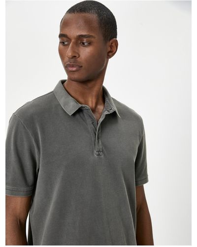 Koton Poloshirt regular fit - Grau