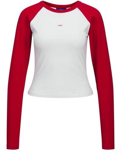 JJXX T-shirt mit jxgigi-modell - Rot