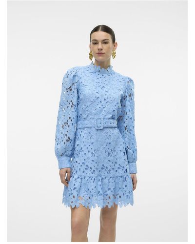 Vero Moda Kleid basic - Blau
