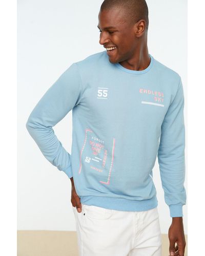 Trendyol Collection Sweatshirt regular fit - Blau