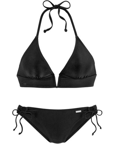 vivance active Bikini-set unifarben - Schwarz