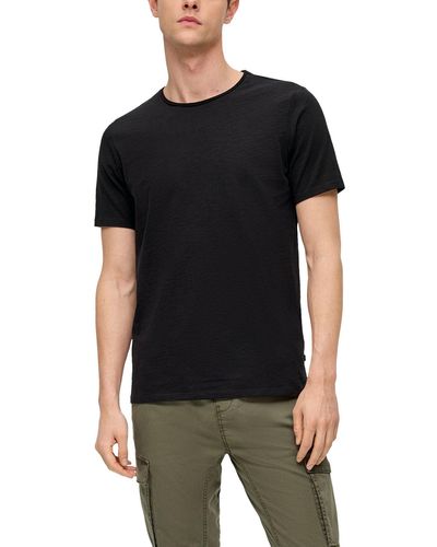 Qs By S.oliver T-shirt normale passform - Schwarz