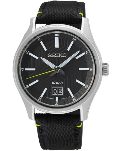 Seiko Armbanduhr schwarz