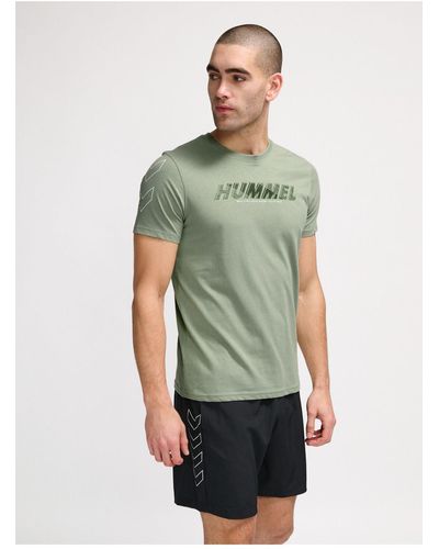Hummel Hmlte effort baumwoll-t-shirt - Grün
