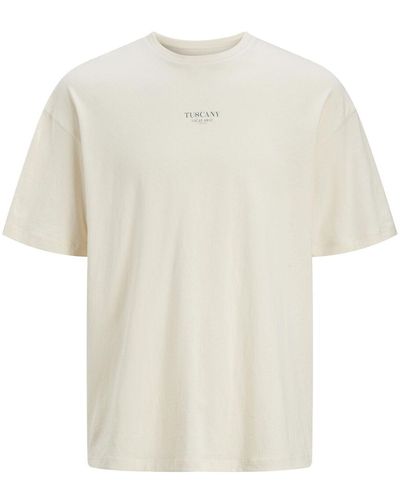 Jack & Jones T-shirt mit bedrucktem rundhals-t-shirt - Weiß