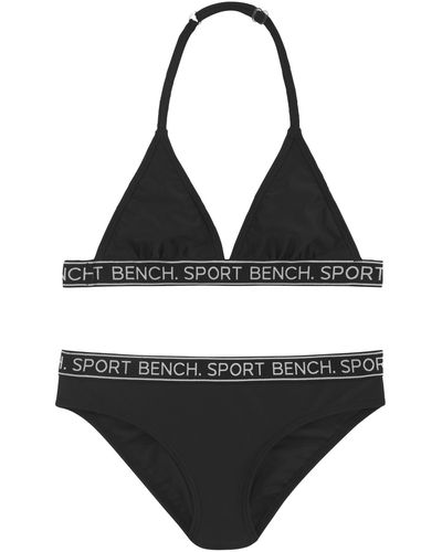 Bench Bikini-set unifarben - Schwarz