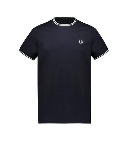 Fred Perry Twin Tipped T-shirt - Blue