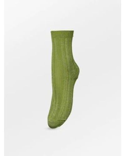 Becksöndergaard Glitter Drake Sock Piquant 1 - Verde