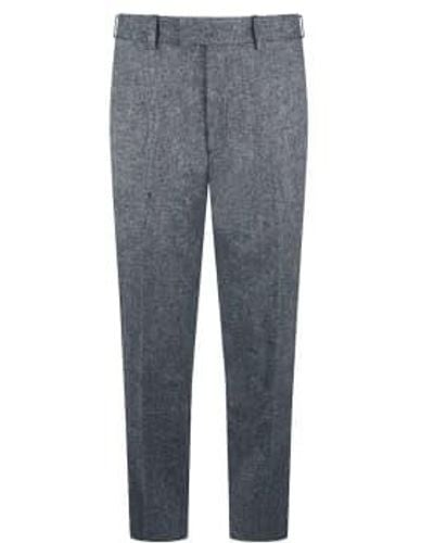 Torre Donegal Tweed Suit Trouser 40r - Gray