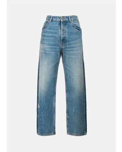 Essentiel Antwerp Sapphire Straight Leg Bestrepeat Jeans - Blu