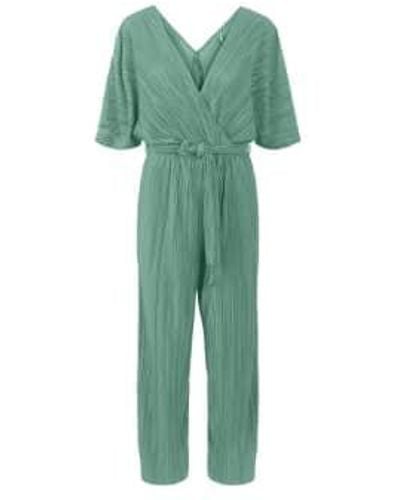Y.A.S | Olinda Ss Ankle Jumpsuit Malachite M - Green