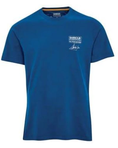 Barbour International Smq Signature T-shirt - Blue