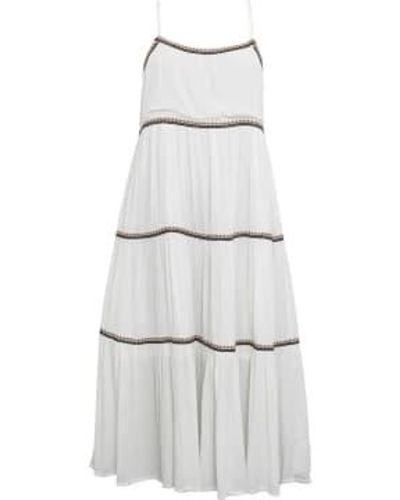Costa Mani Strappy Dress - White