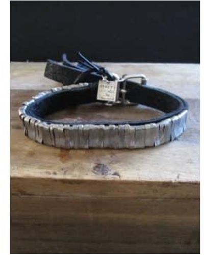 Goti 925 And Leather Bracelet Br 605 - Blu