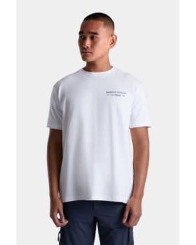 Android Homme T-shirt d'emplacement blanc