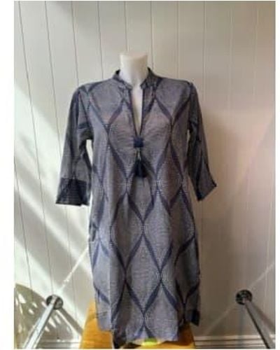 Bagatelle Tunic Coverup In And White Dots - Grigio
