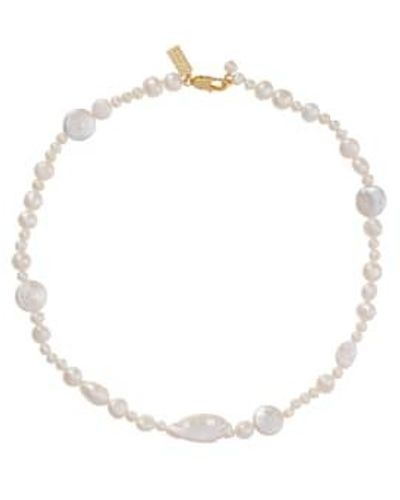 Talis Chains Pearl Deluxe Necklace One Size - Metallic