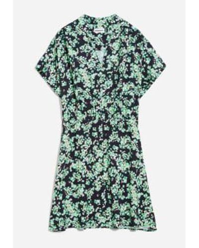ARMEDANGELS Ditsy Floral Lenzing Ecovero Oversized Fit Juaraa Woven Dress - Verde