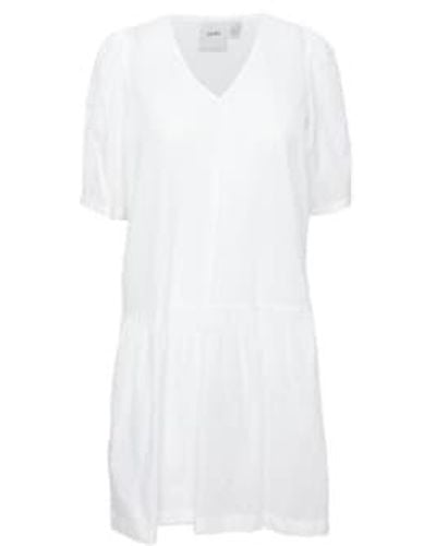 Ichi Folona Dress - Bianco