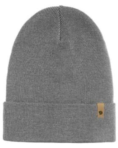 Fjallraven Classic Knit Beanie One Size - Gray