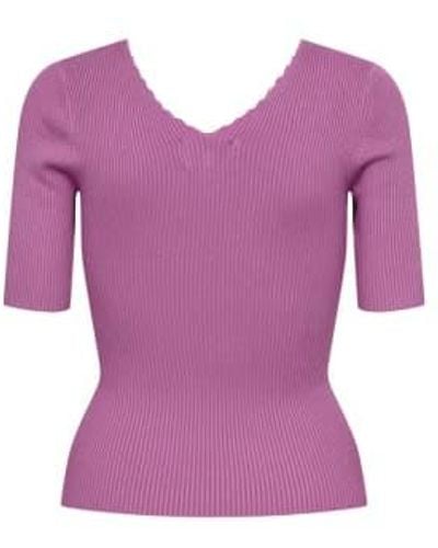 Numph | Pullover Ayelet SS - Violet