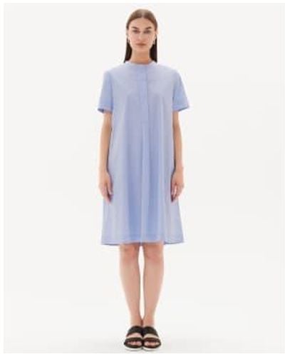 New Arrivals Tirelli Half Placket Dress In Soft - Blu