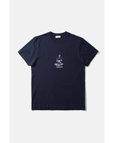 Edmmond Studios Boris Camiseta Plain Navy - Azul