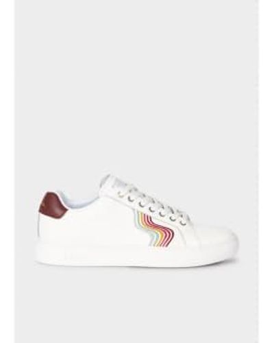 Paul Smith Lapin Embroidery Stitch Sneakers Size: 4, Col: 4 - White