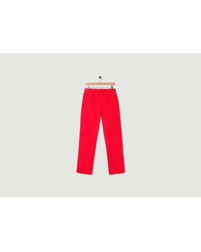 M.C. OVERALLS Slim Fit Dyed Jeans 30 - Red