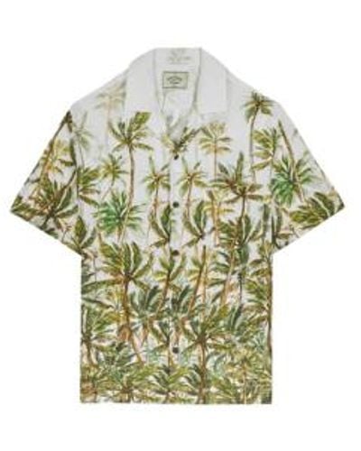 Portuguese Flannel Camisa palma - Verde
