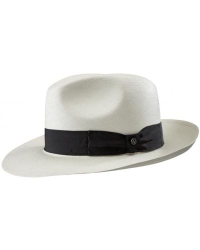 Stetson Philadelphia Panama Straw Hat Natural - White