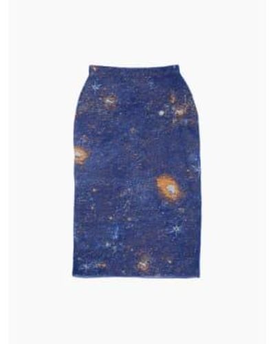 Bielo Galaxy Skirt Navy S - Blue