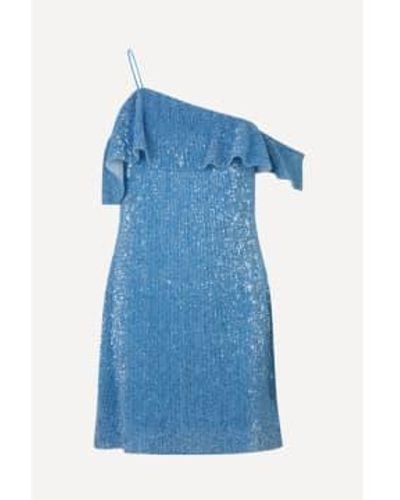 Stine Goya Kenza Hydrangea Dress S - Blue
