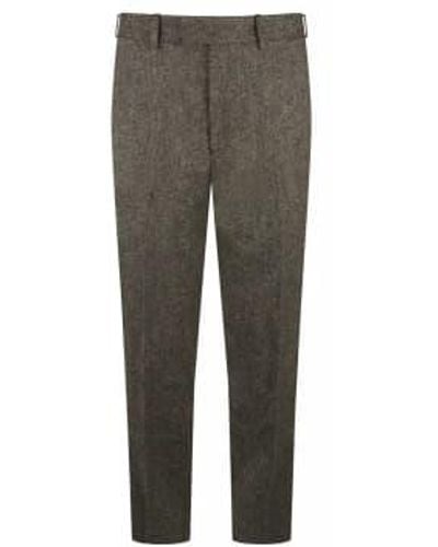 Torre Donegal Tweed Suit Trouser 36r - Grey