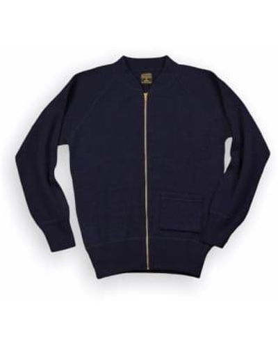 Pike Brothers 1943 c 2 wollpullover navy - Blau