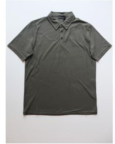 Roberto Collina Green Short Sleeve Polo Shirt Green - Grey