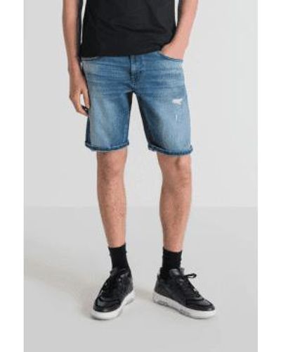 Antony Morato Dave Skinny Fit Shorts 33 Waist - Blue