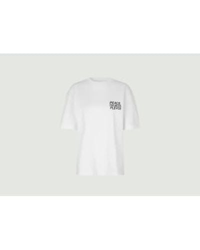 Samsøe & Samsøe Nathaniel 11725 T Shirt Xs - White