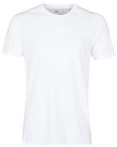 COLORFUL STANDARD T-shirt classique blanc optique
