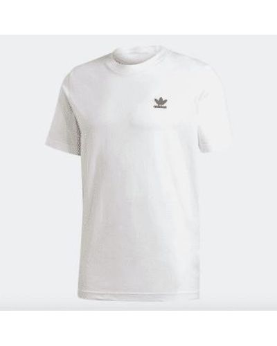 adidas T Shirt Trefoil Essential Uomo 1 - Bianco