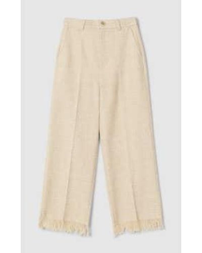 Rodebjer Emy Fringe Trousers Xs - Natural
