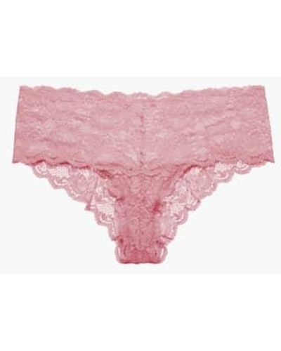 Cosabella Never Say Never Hottie Low Rise Boyshort - Pink