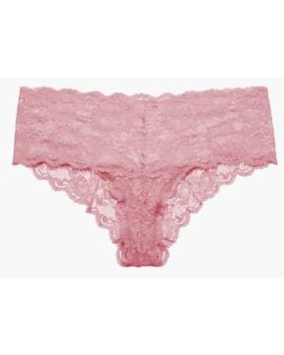 Cosabella Never Say Never Hottie Low Rise Boyshort Pink - Rosa