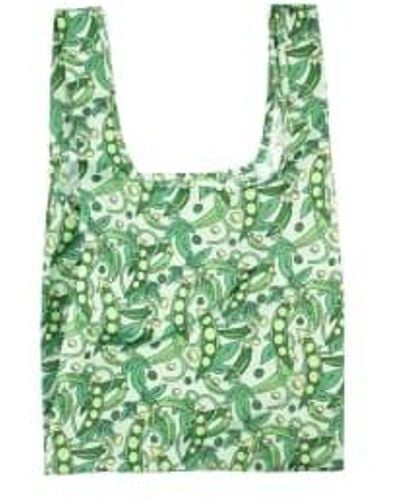 Kind Bag Reusable Shopping Bag Peas - Verde