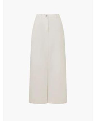 French Connection Denver Midaxi Skirt - White