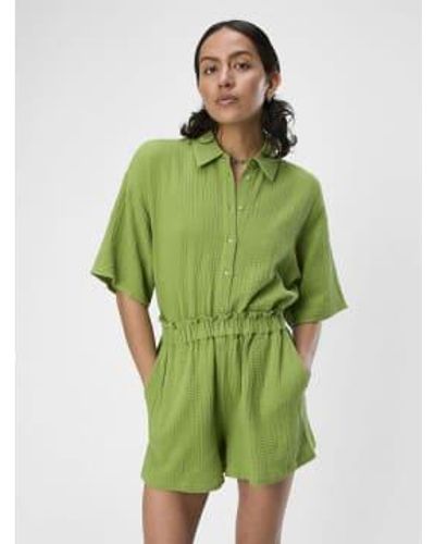 Object Carina Cotton Shirt - Green