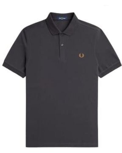 Fred Perry Slim fit plain polo anchor - Nero