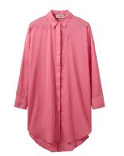 Mos Mosh Mmrosievoile Shirt Dress Camelia Xs - Pink