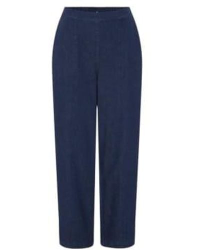 Sahara Pantalon droit en jean - Bleu
